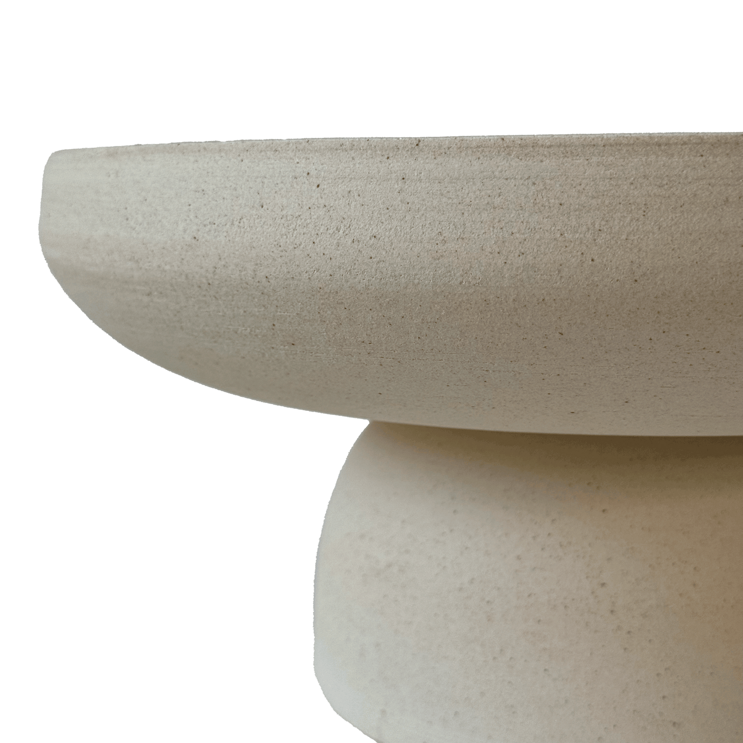 11" Quartzite Pedestal Bowl 001 - SOMBRA