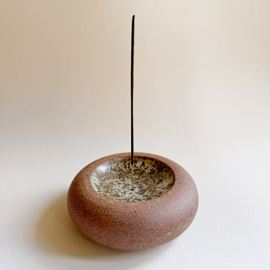 Mossy Sandstone Incense Holder 004