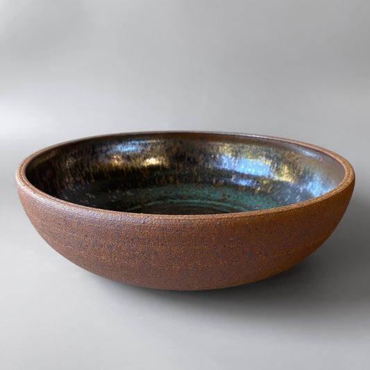 10” Viridian Sandstone Bowl 001