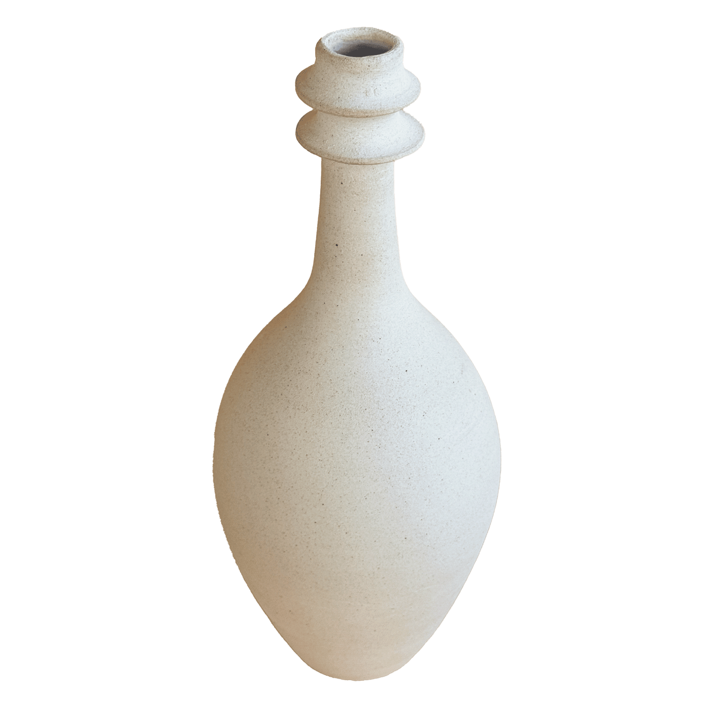 Quartzite Bottleneck Vase 033 - SOMBRA