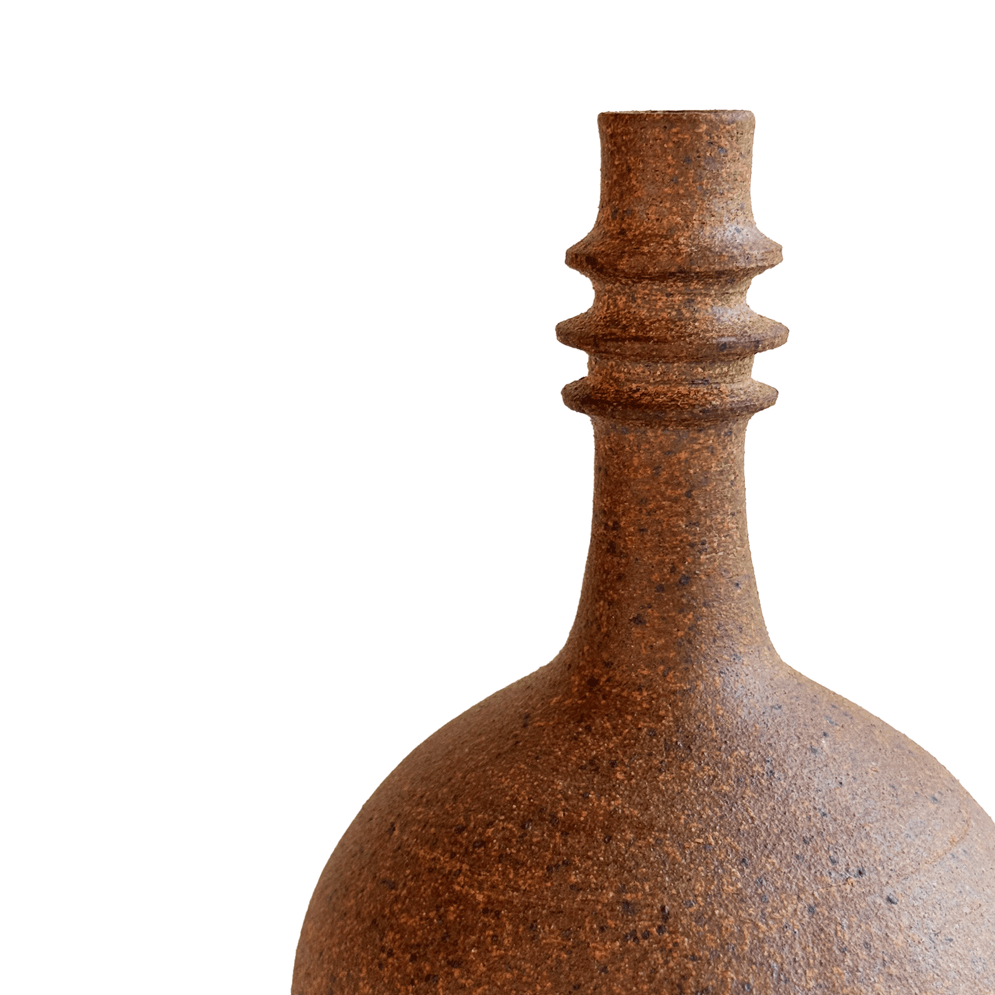 Sandstone Bottleneck Vase 050 - SOMBRA