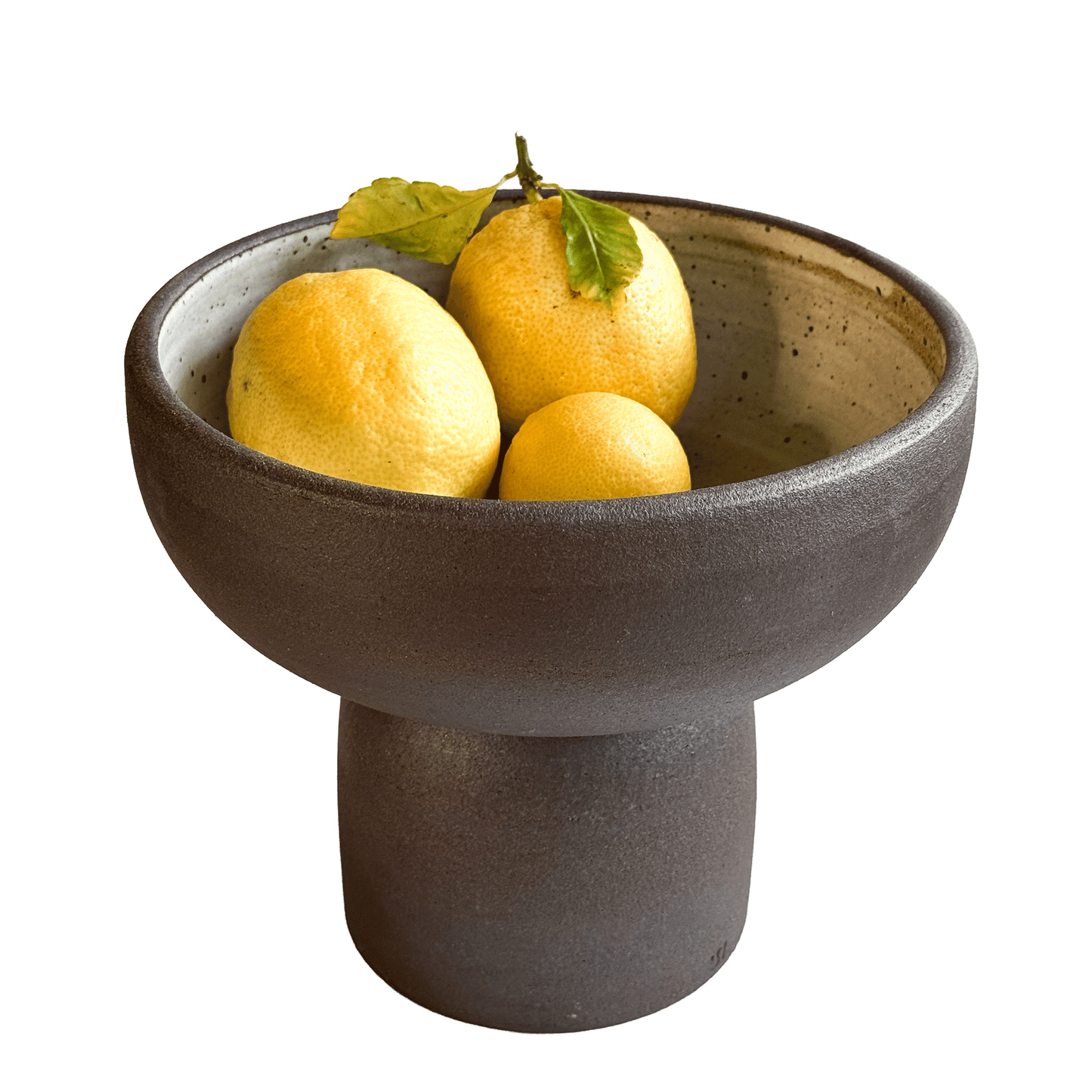 10" Jasper Pedestal Bowl 102 - SOMBRA