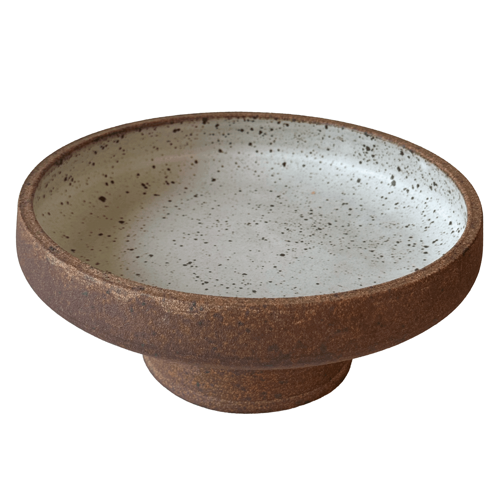 10" Sandstone Pedestal Bowl 007 - SOMBRA