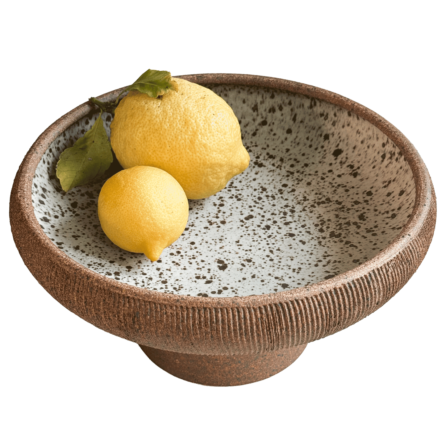 10" Sandstone Pedestal Bowl 101 - SOMBRA