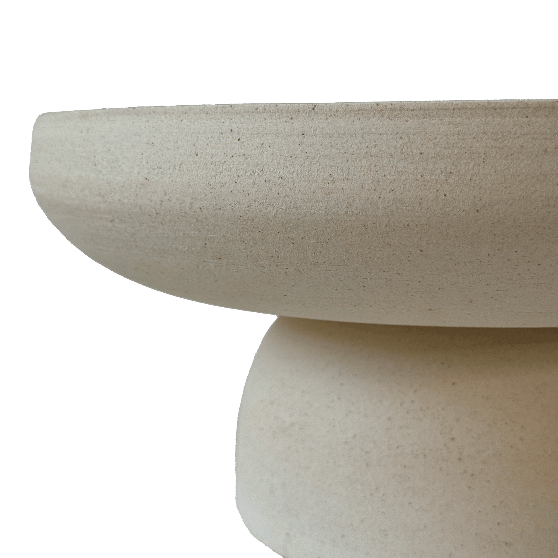 11" Quartzite Pedestal Bowl 001 - SOMBRA