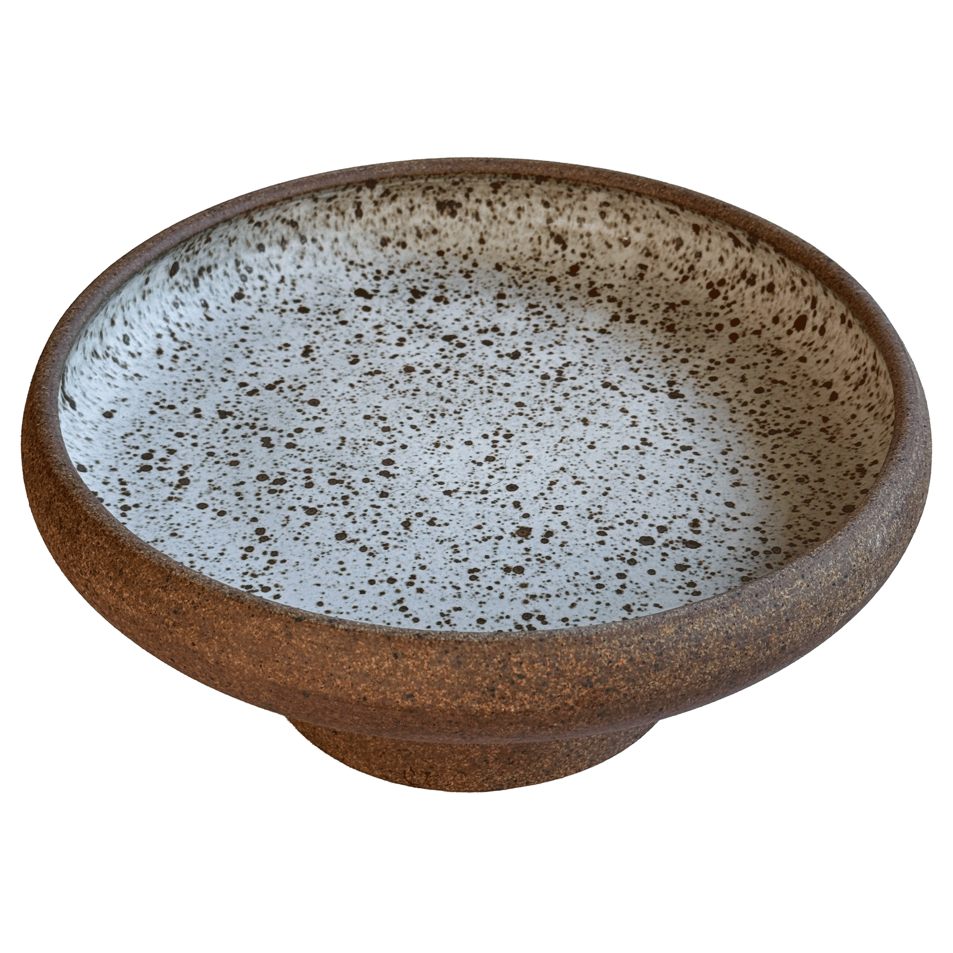 11" Sandstone Pedestal Bowl 009 - SOMBRA