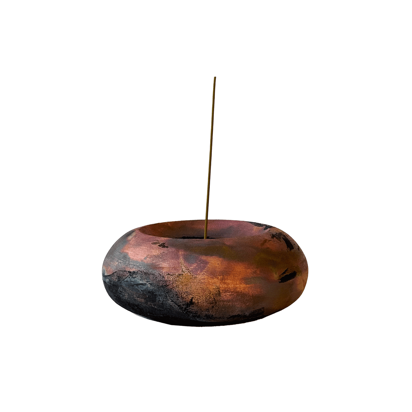 Raku Incense Holder - RKIH005