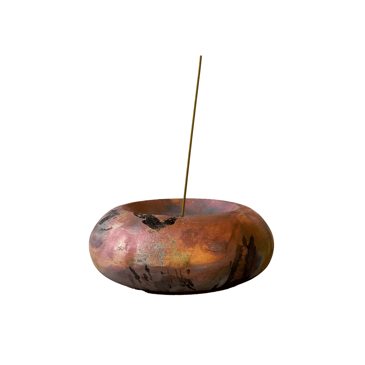 Raku Incense Holder - RKIH005