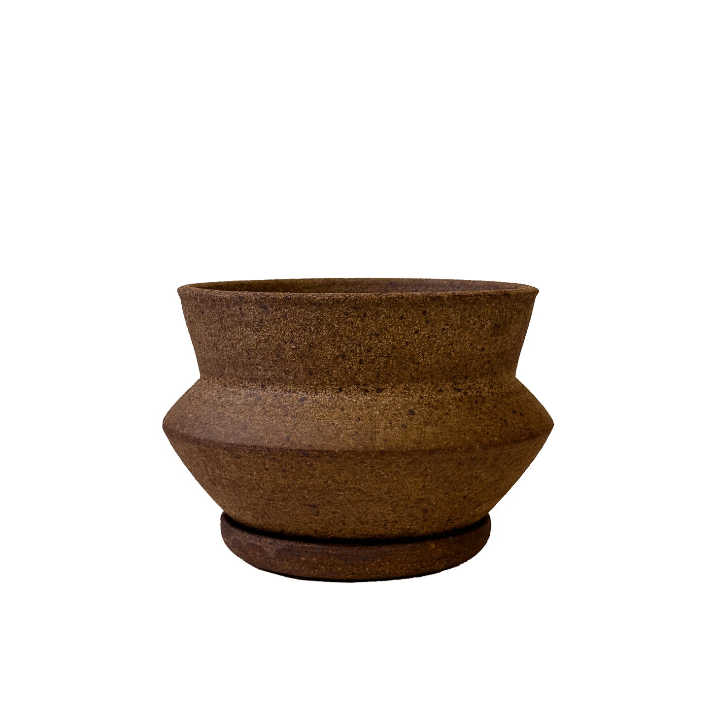 Sandstone Ribbed Planter Set 091