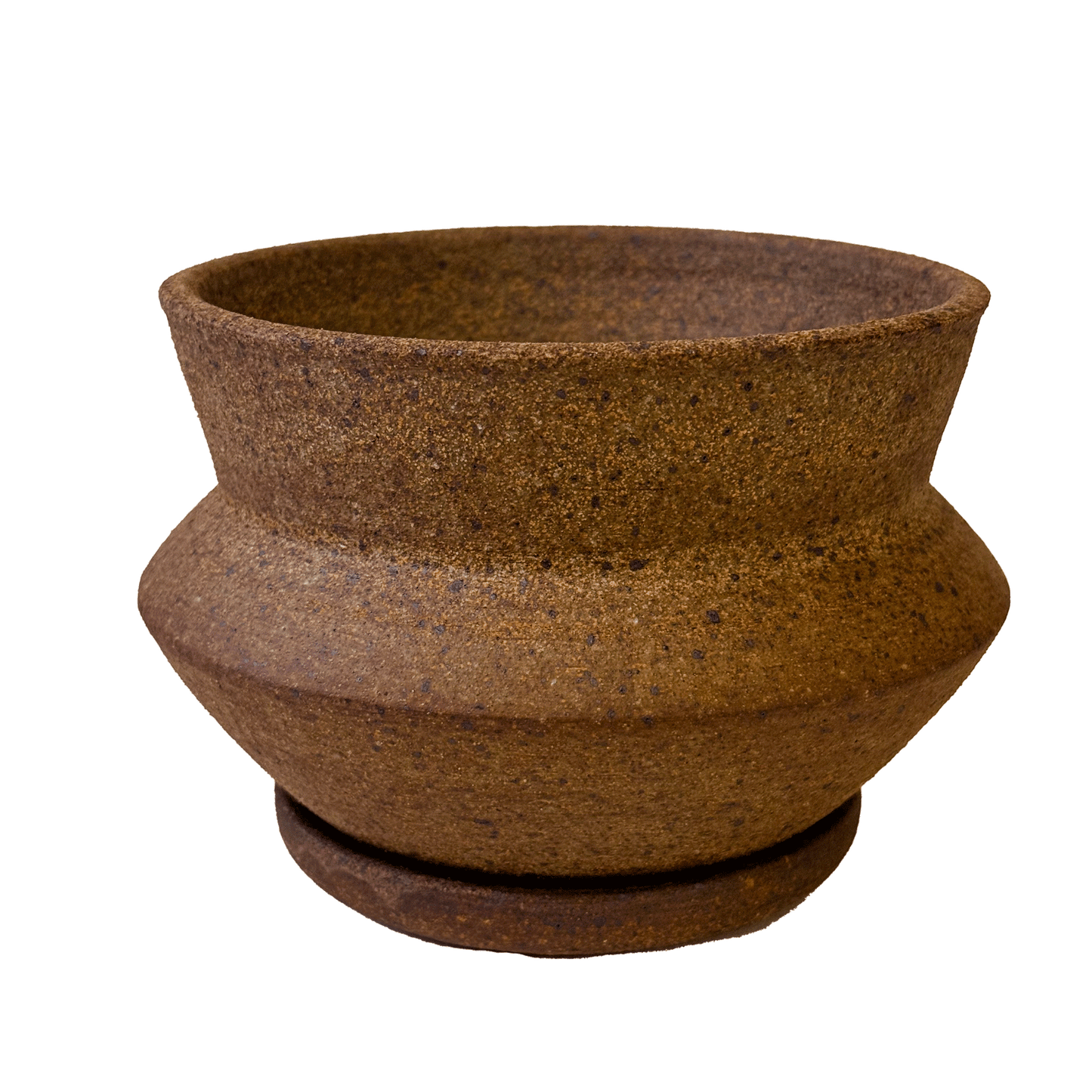 Sandstone Ribbed Planter Set 091