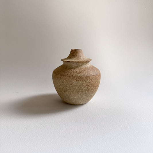 Sandstone Bottleneck Vase 025