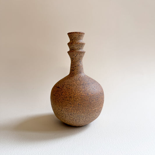 Sandstone Bottleneck Vase 027