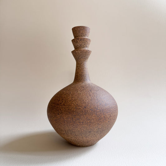 Sandstone Bottleneck Vase 028