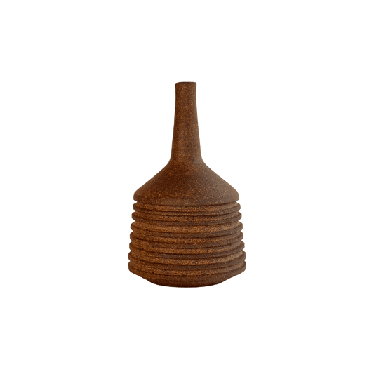 Sandstone Bottleneck Vase 049 - SOMBRA