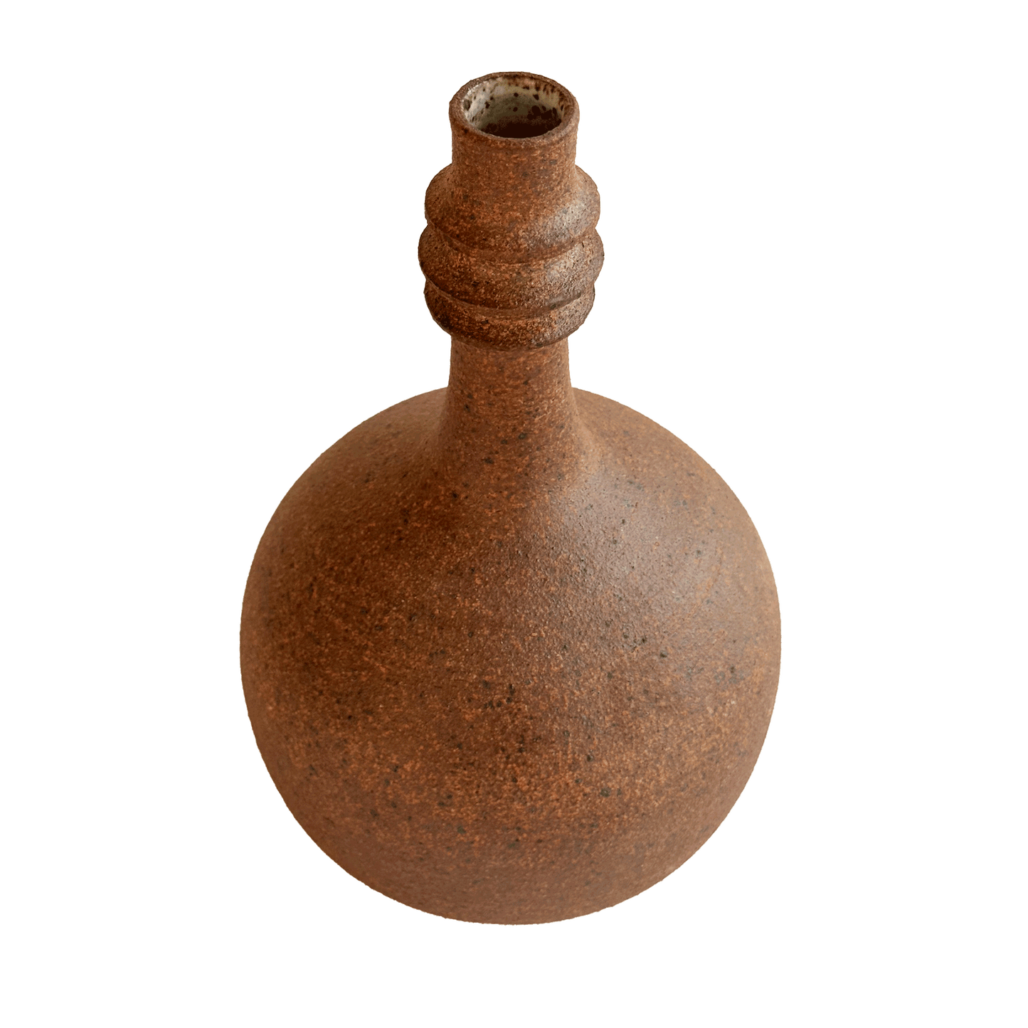 Sandstone Bottleneck Vase 052 - SOMBRA