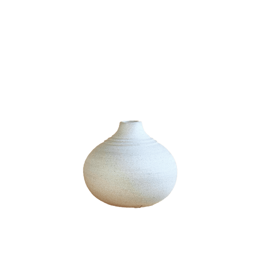 Quartzite Bottleneck Vase 036 - SOMBRA