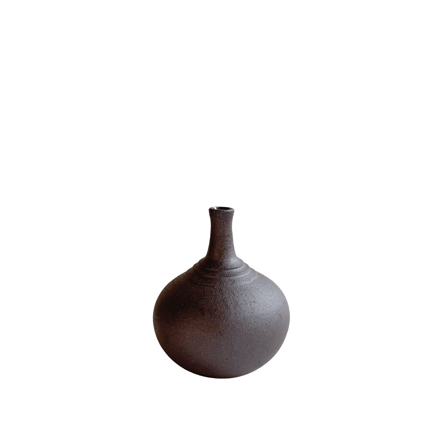 Jasper Bottleneck Vase 020 - SOMBRA