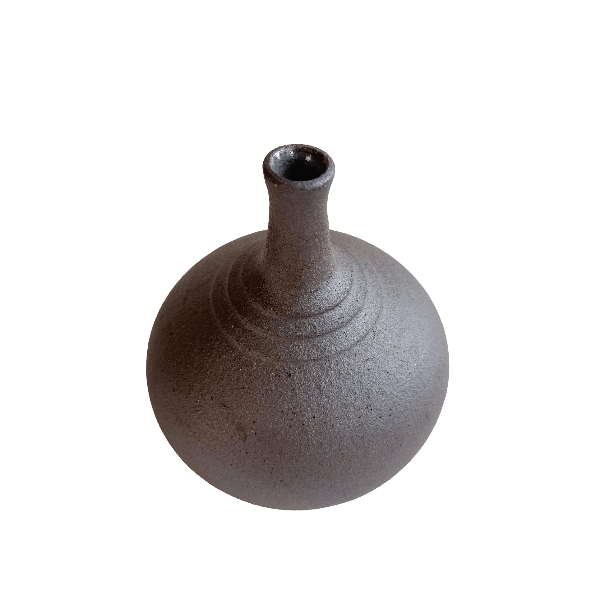 Jasper Bottleneck Vase 020 - SOMBRA