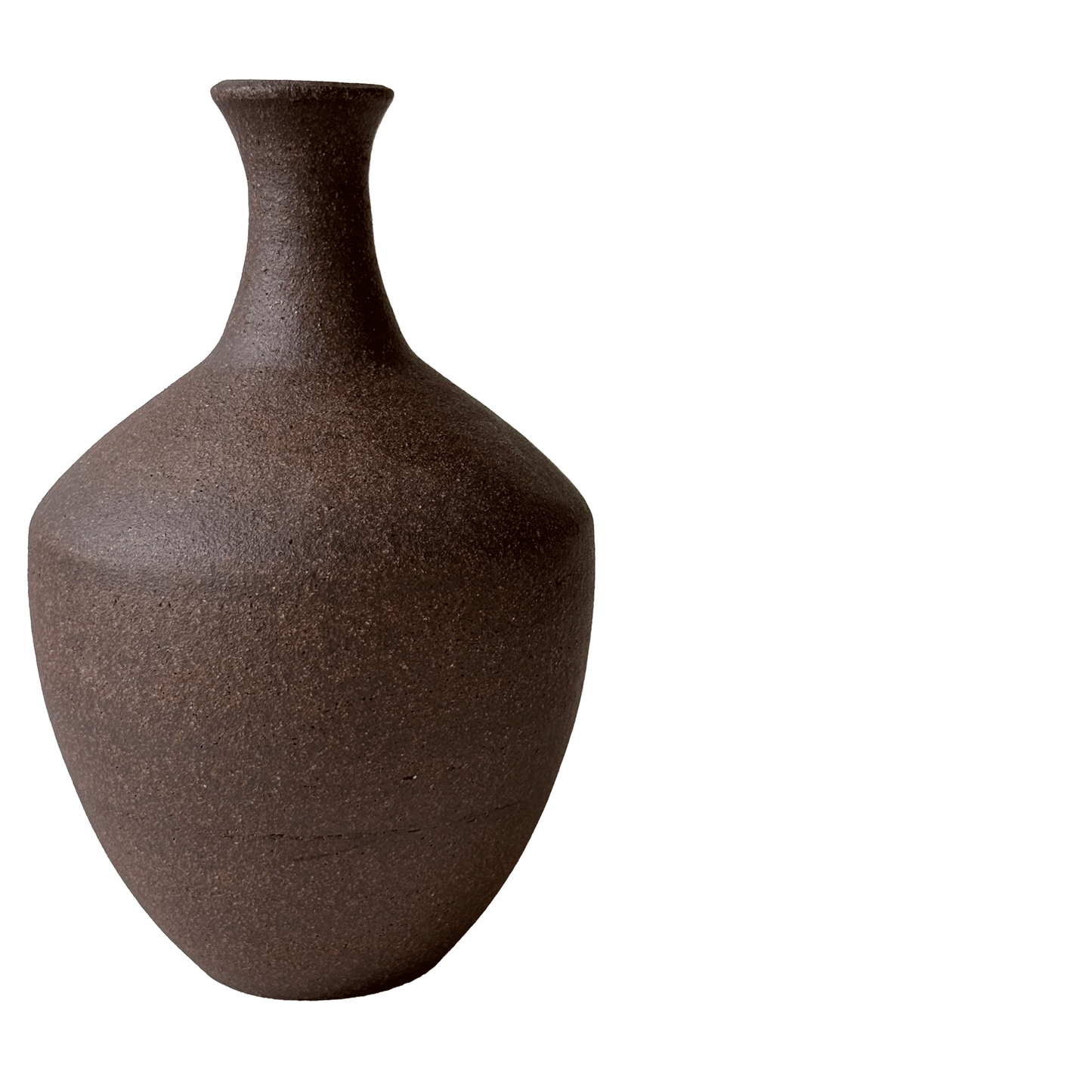 Jasper Bottleneck Vase 028 - SOMBRA