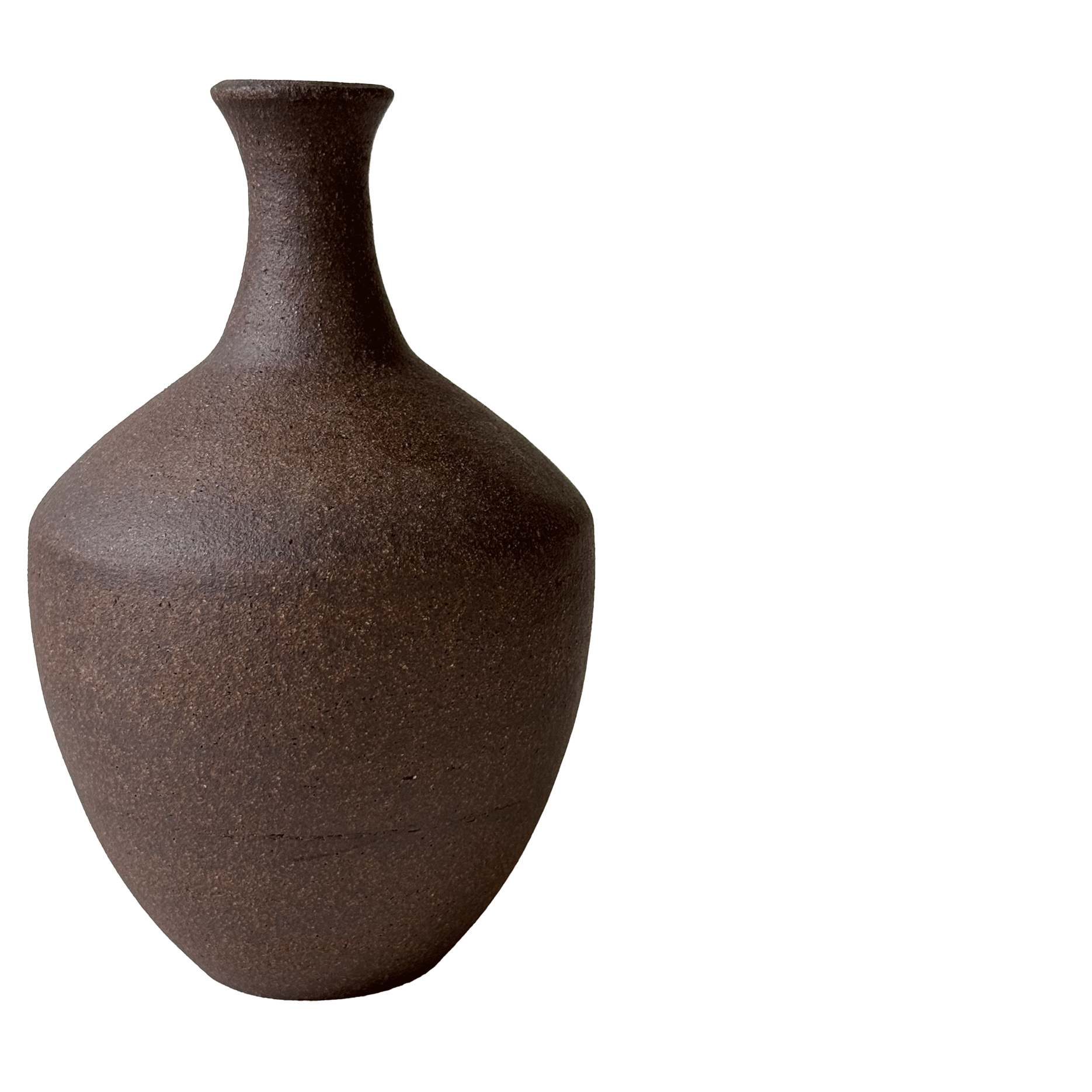 Jasper Bottleneck Vase 028 - SOMBRA