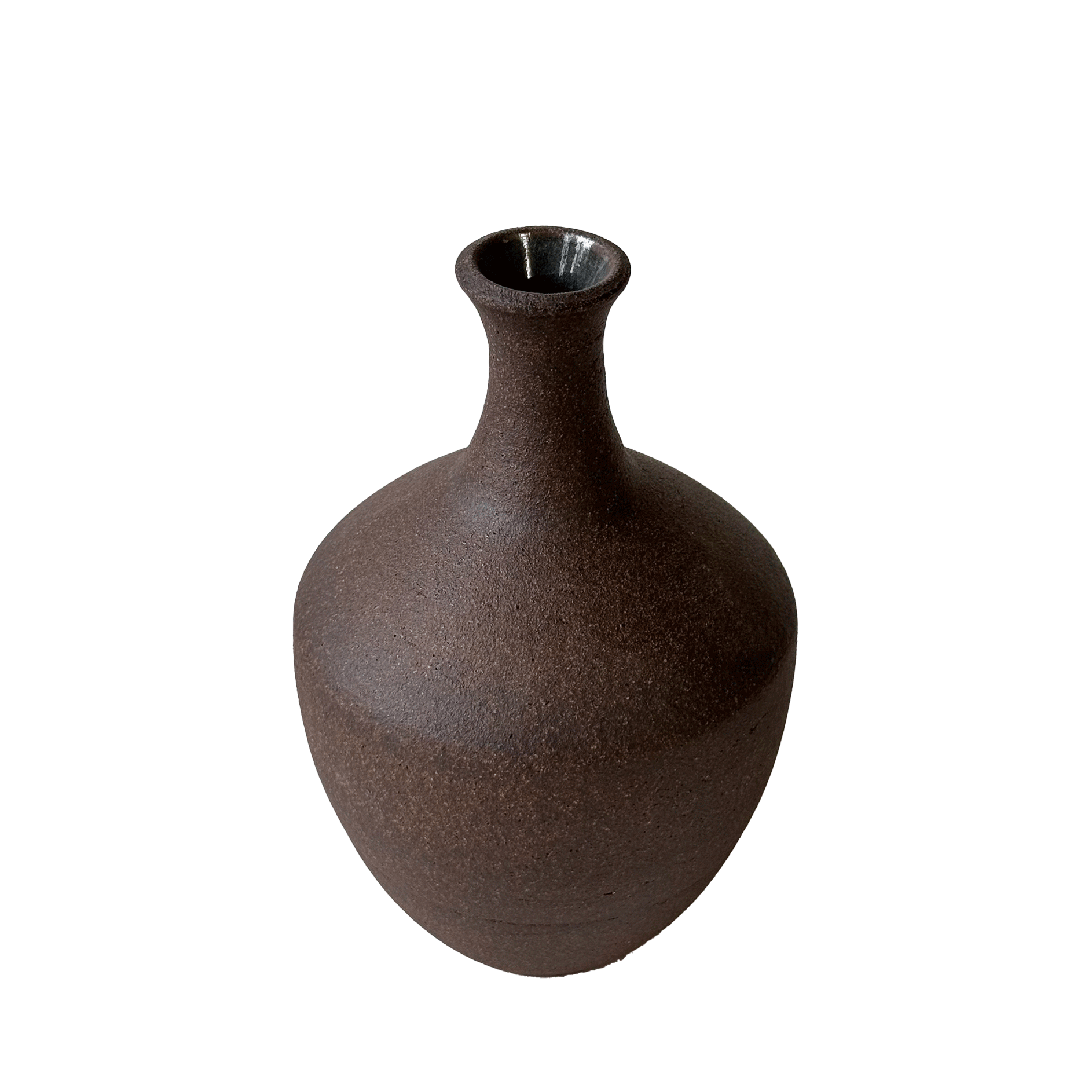 Jasper Bottleneck Vase 028 - SOMBRA