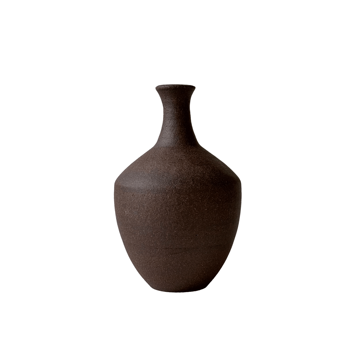 Jasper Bottleneck Vase 028 - SOMBRA