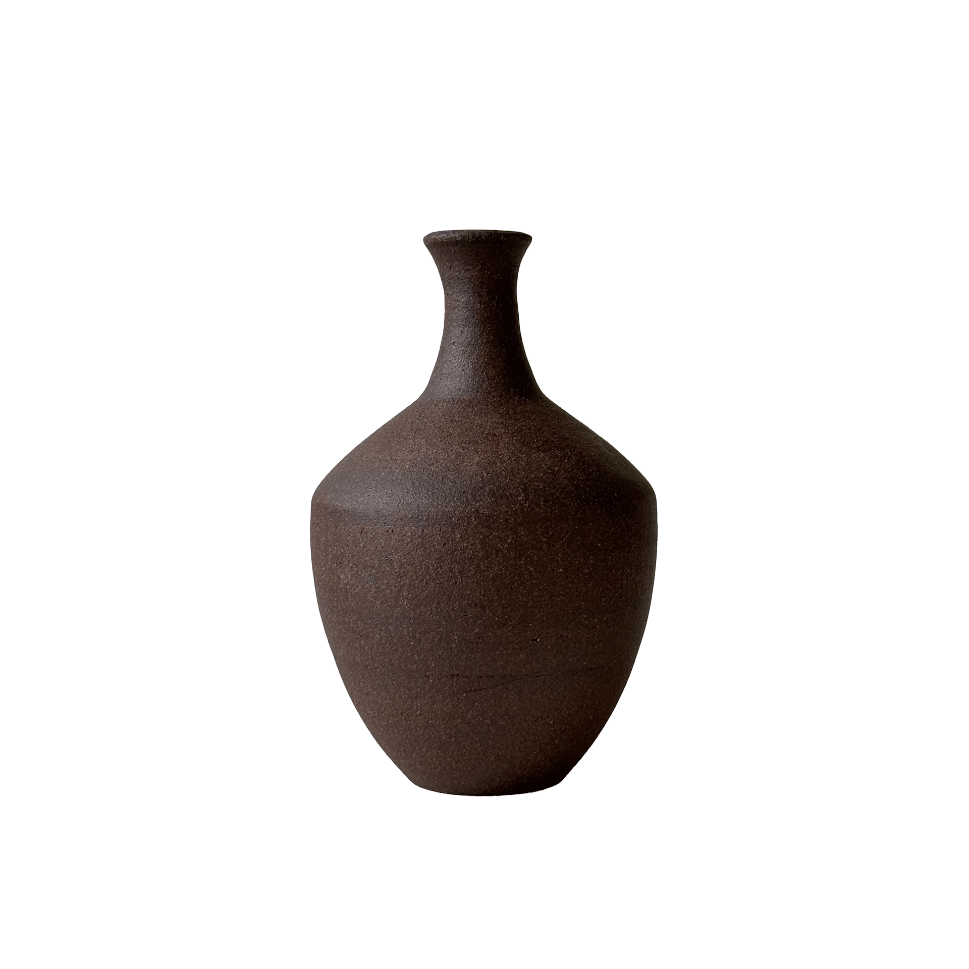 Jasper Bottleneck Vase 028 - SOMBRA