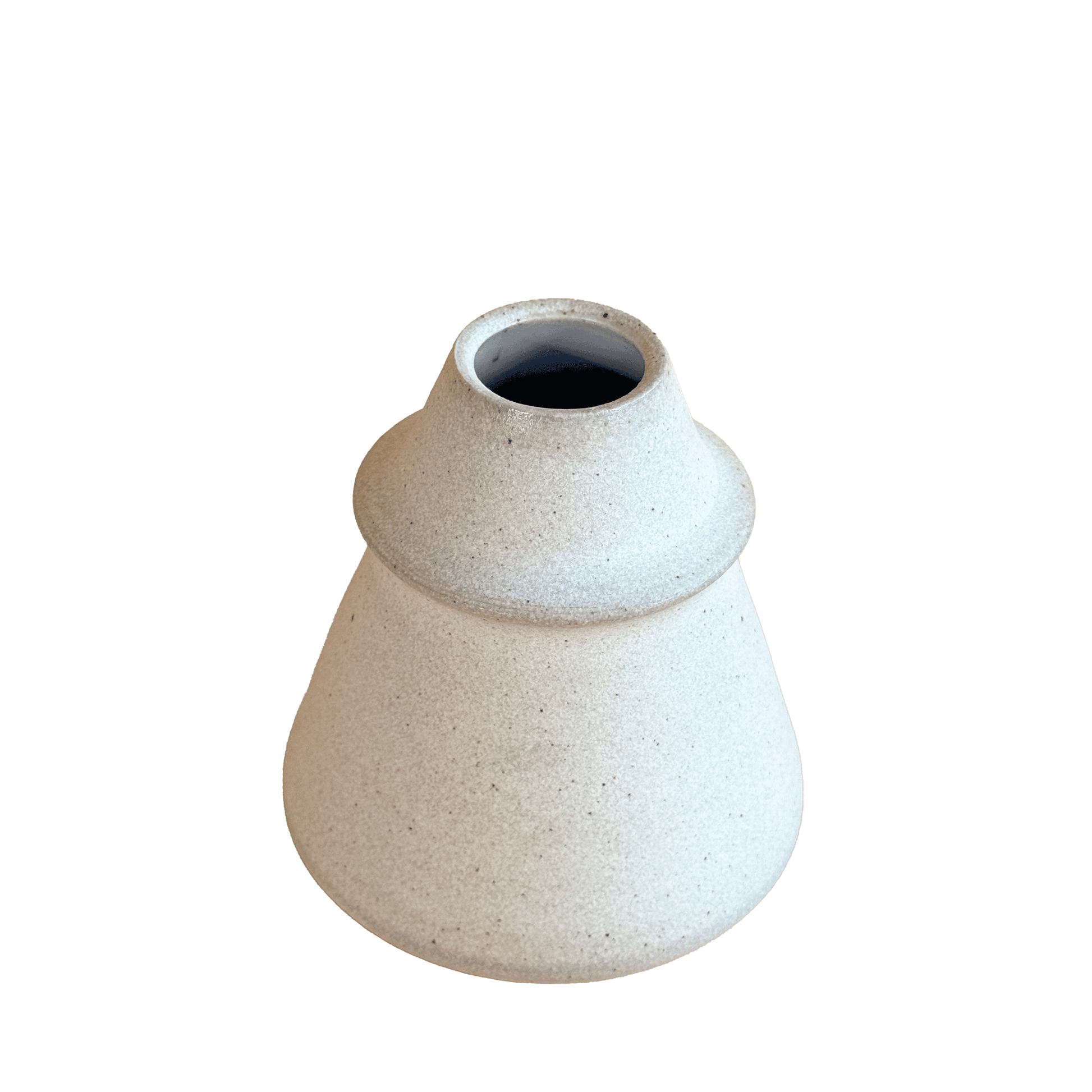 Quartzite Bottleneck Vase 037 - SOMBRA