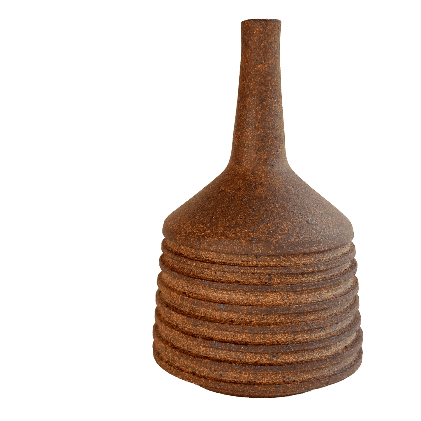 Sandstone Bottleneck Vase 049 - SOMBRA