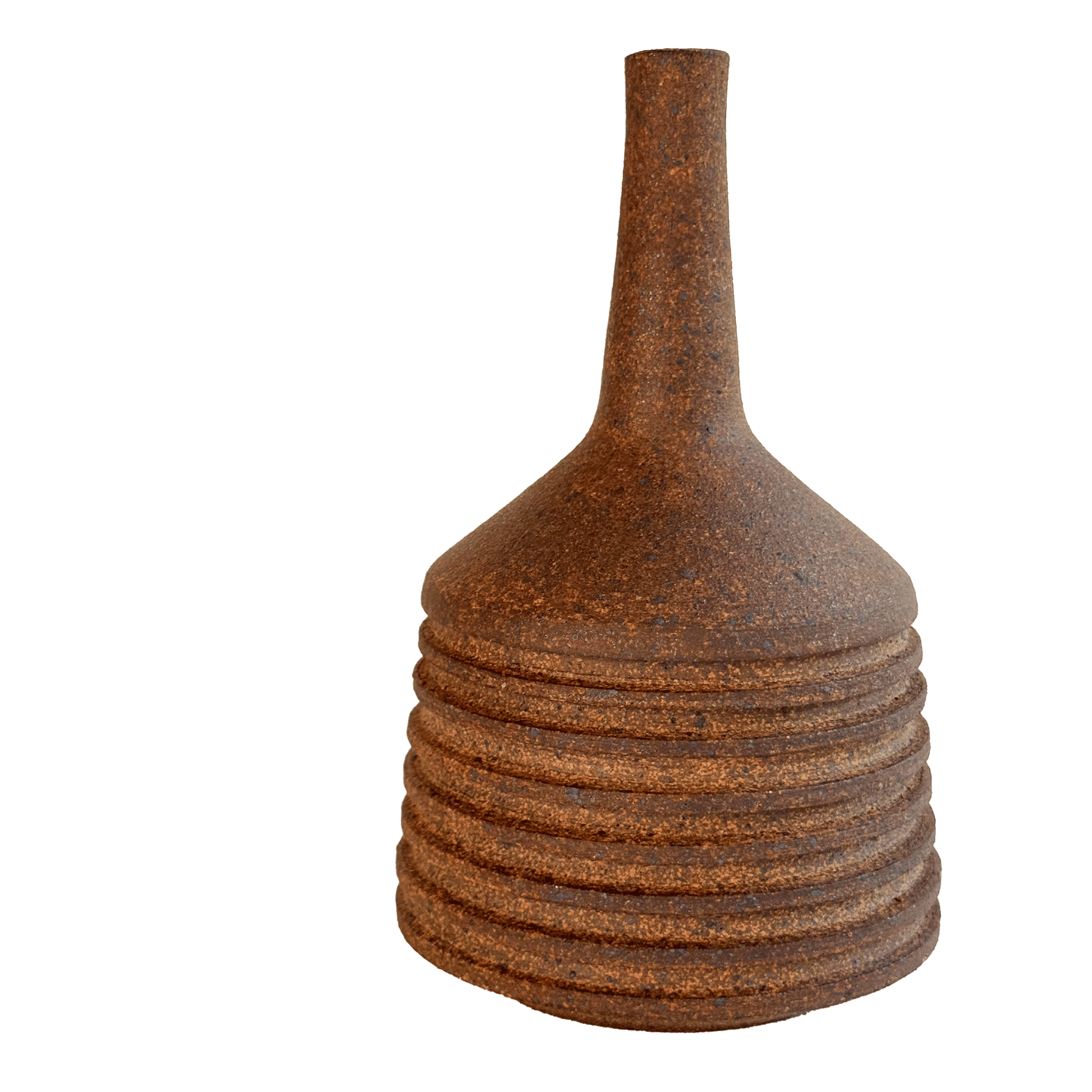 Sandstone Bottleneck Vase 049 - SOMBRA