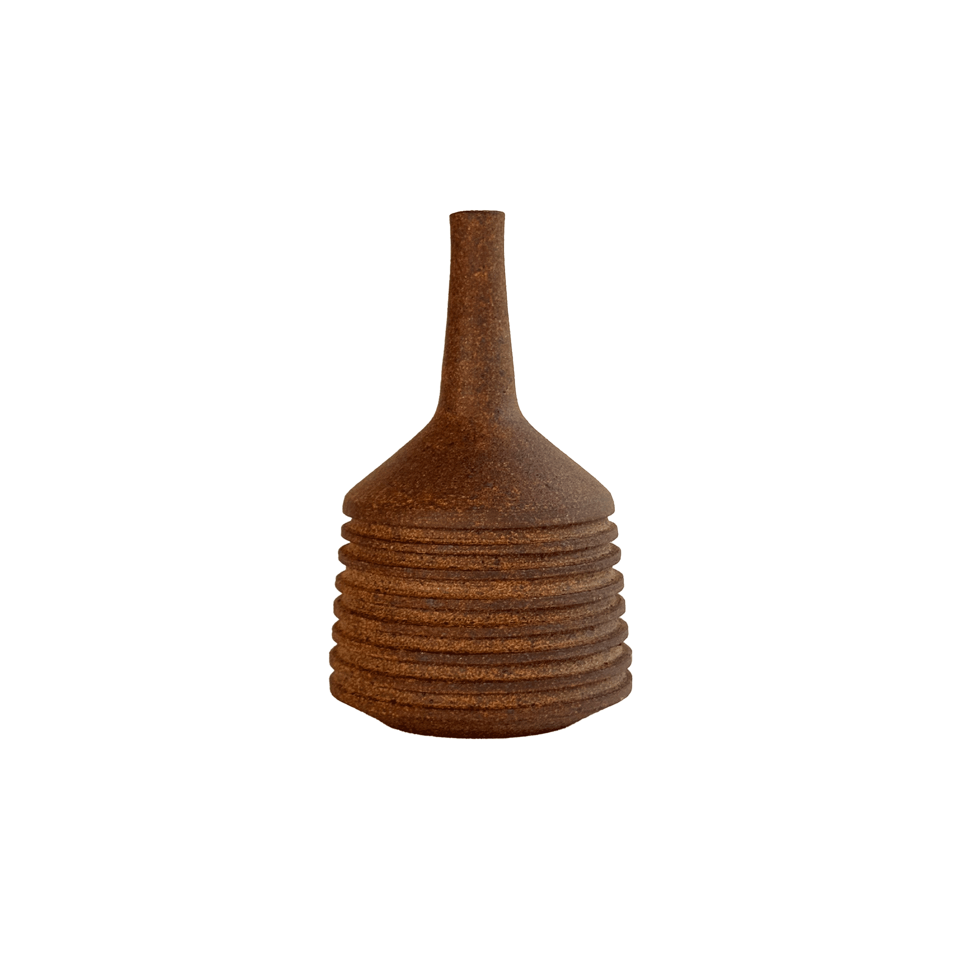 Sandstone Bottleneck Vase 049 - SOMBRA