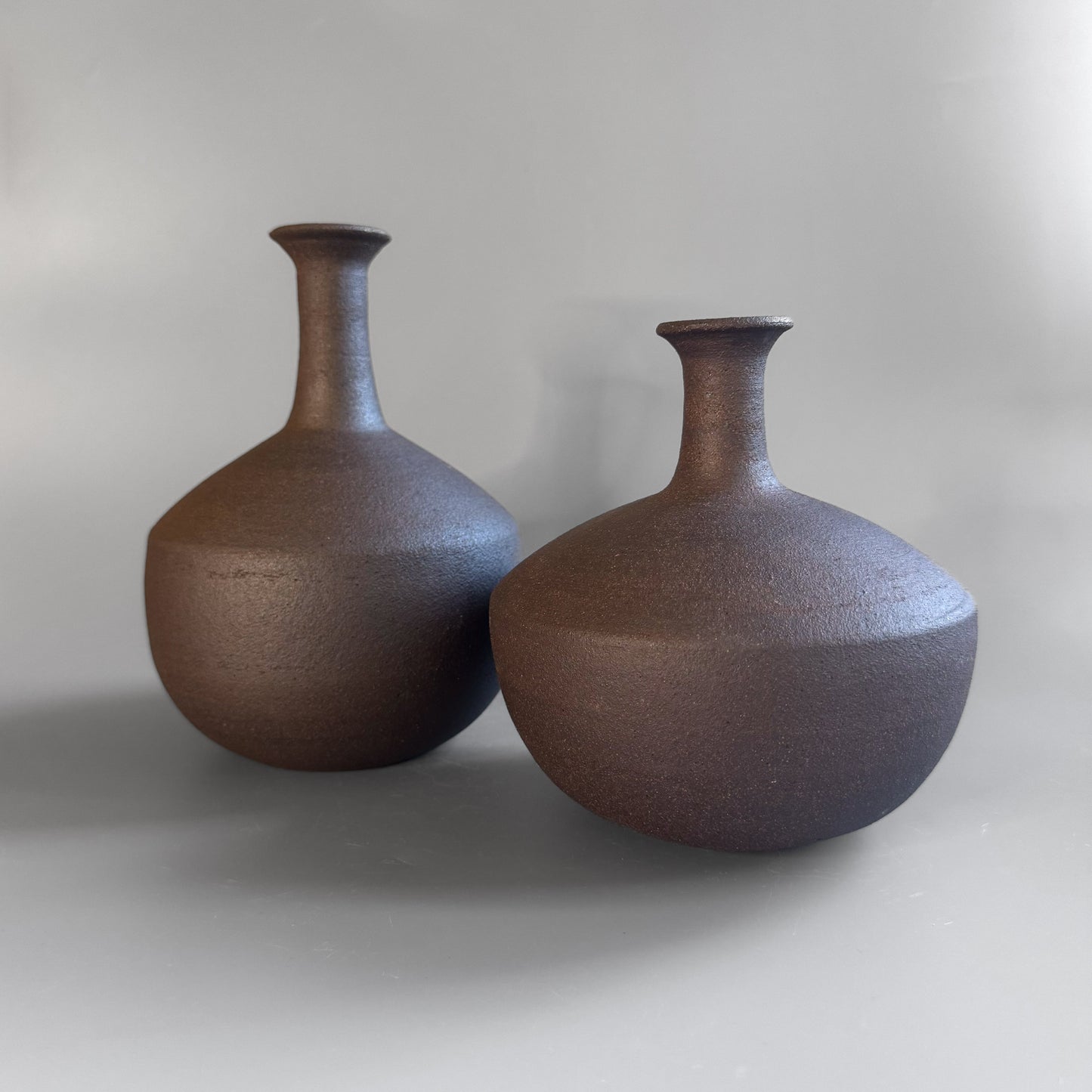 Jasper Bottleneck Vase 018 - SOMBRA