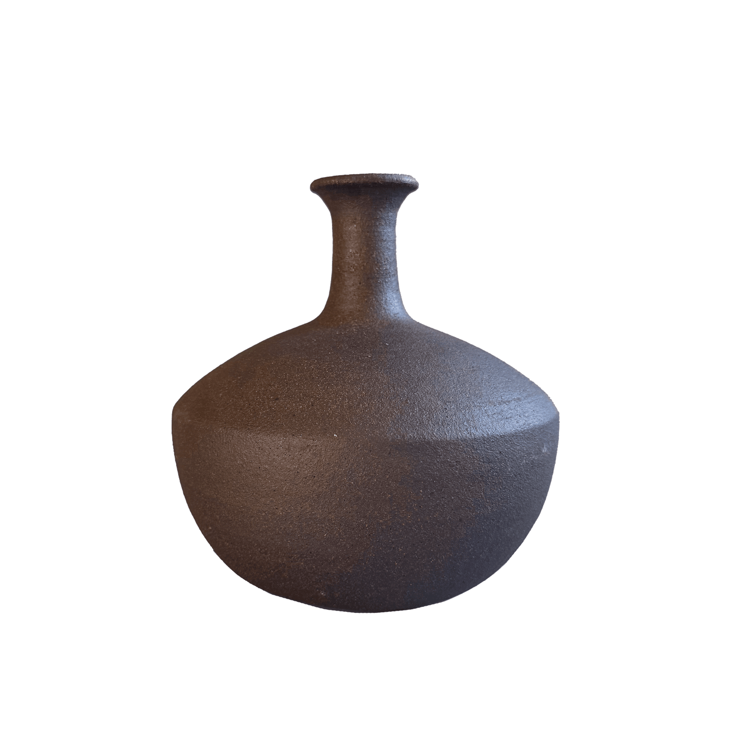 Jasper Bottleneck Vase 018 - SOMBRA