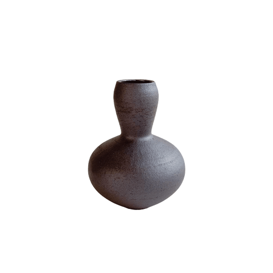 Jasper Bottleneck Vase 022 - SOMBRA