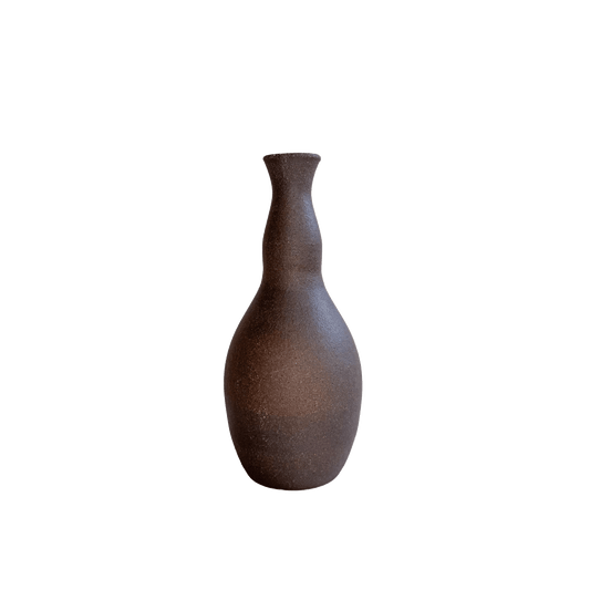 Jasper Bottleneck Vase 023 - SOMBRA