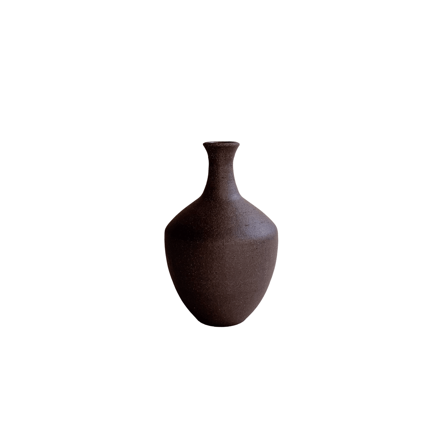 Jasper Bottleneck Vase 024 - SOMBRA