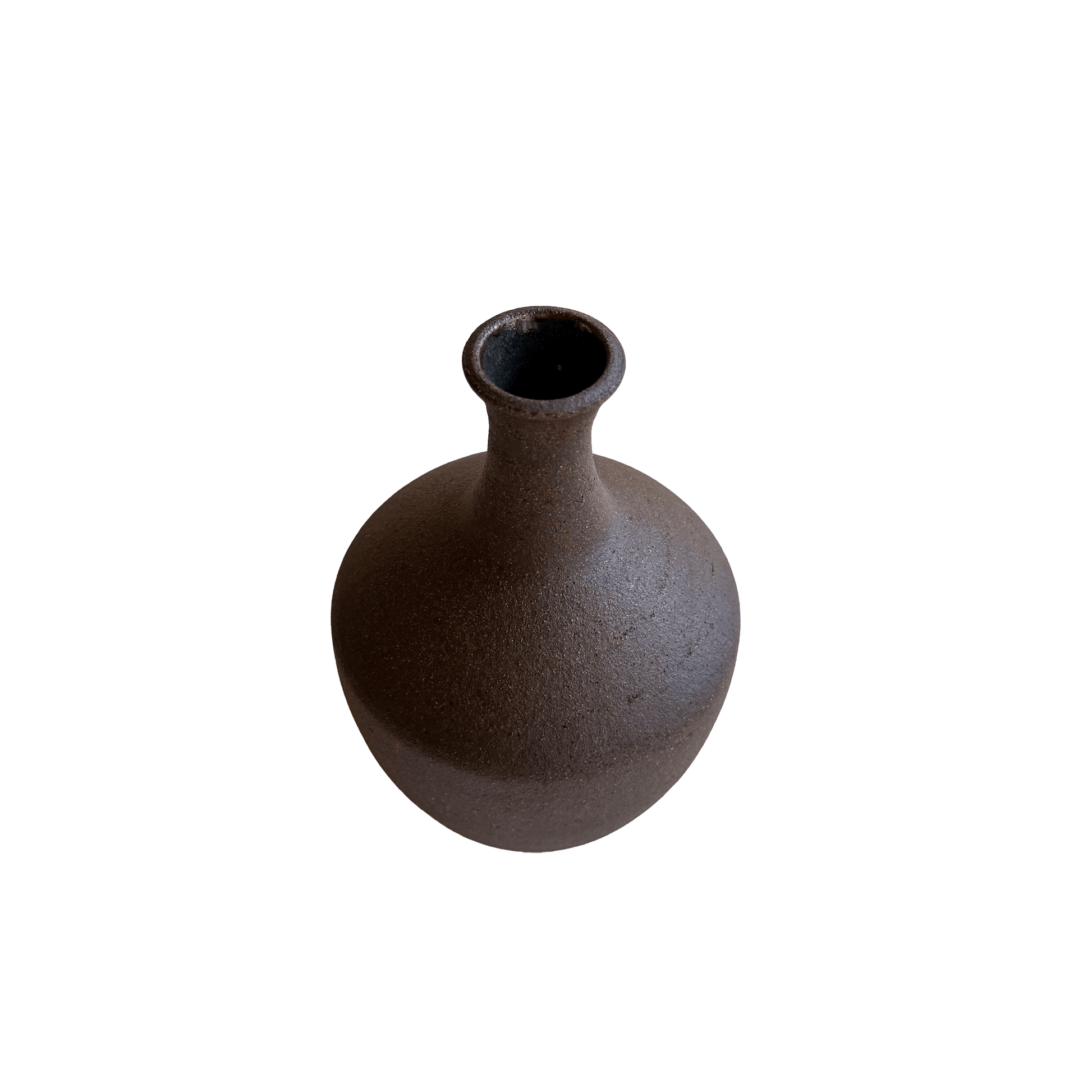 Jasper Bottleneck Vase 024 - SOMBRA