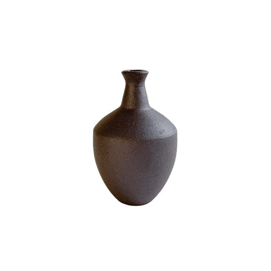 Jasper Bottleneck Vase 025 - SOMBRA