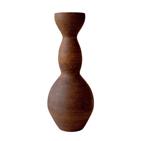 Sandstone Bottleneck Vase 035 - SOMBRA